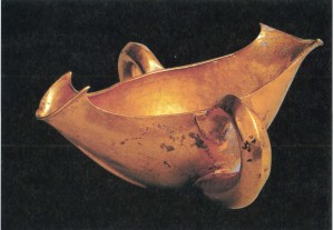 Troia II. coppa a due anse a forma di barca da Il tesoro di Priamo